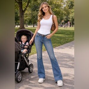 Mossimo Low Rise Bootcut Jeans Women’s Size 11 Vintage Y2K Slim Fit NWT